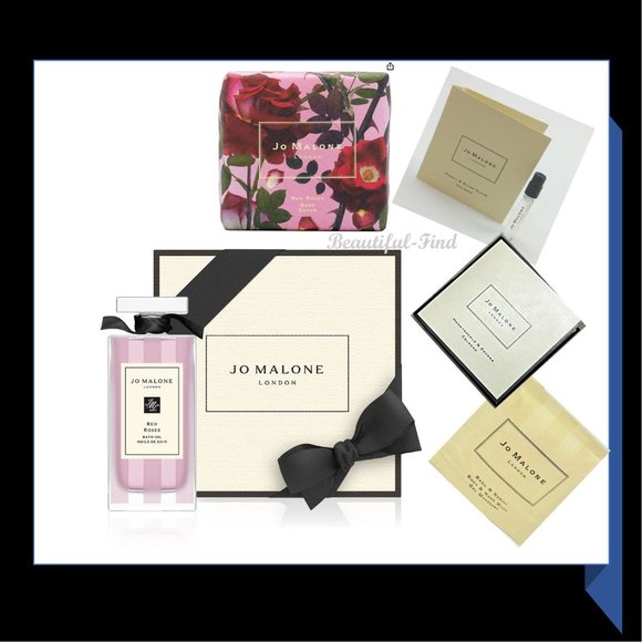 Jo Malone Skincare Jo Malone Red Roses Bath Oil Rose Bath Soap